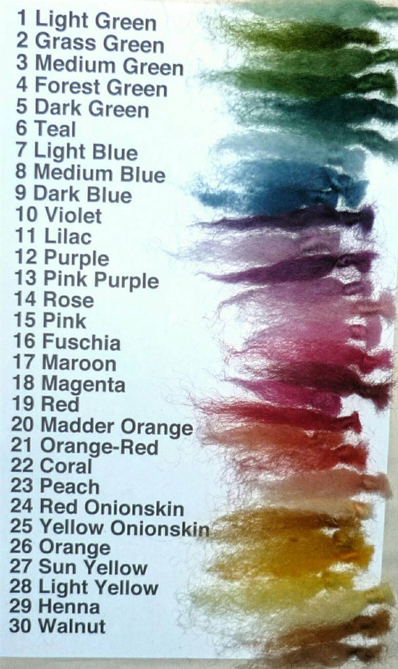 felted wool fabric All-Naturally Dyed 100/% wool felt sheets yardage over 30 shades