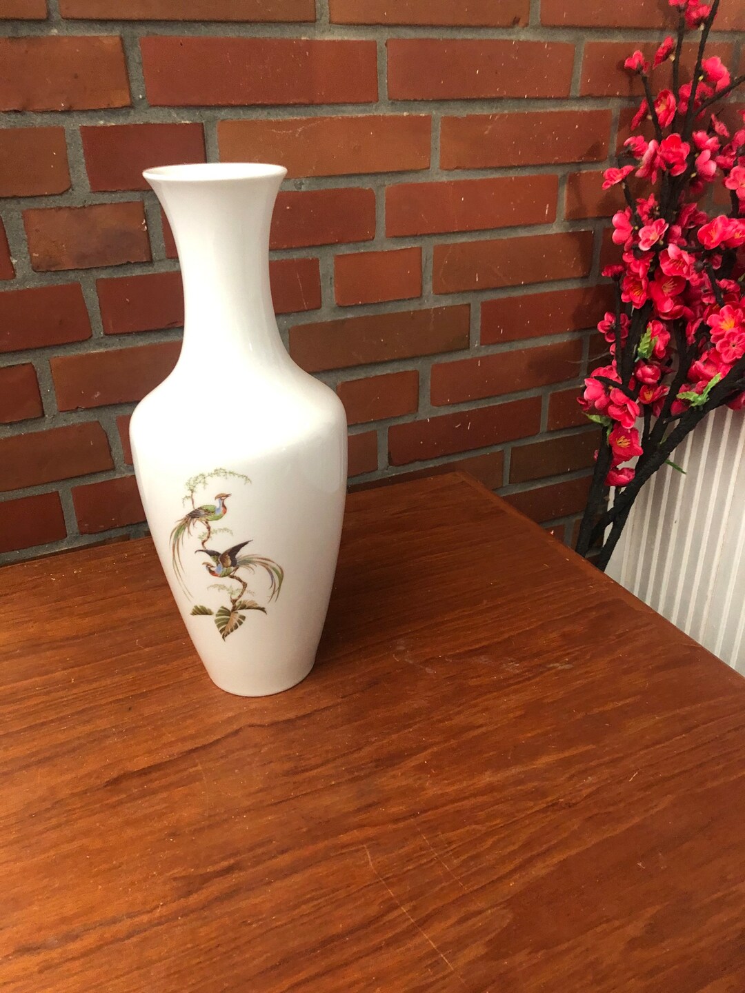 Vintage Vase Porcelain Vase Kaiser Porzellan Birds of Etsy