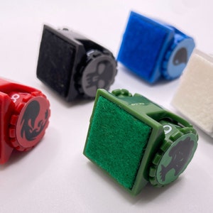 WUBRG Mana Symbol 5er Set (weiß, blau, schwarz, rot, grün)