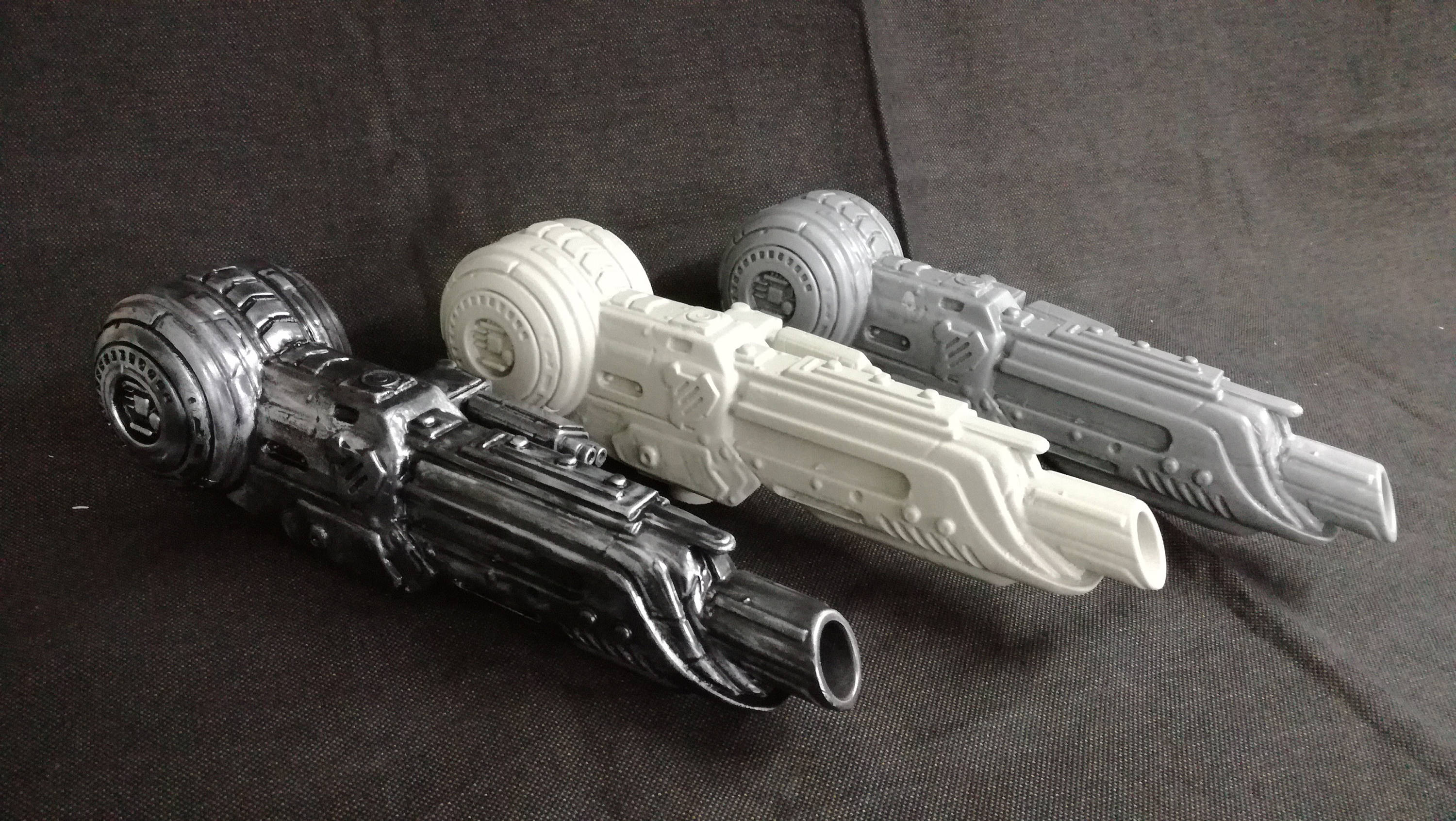 Shoulder Cannon, Painted-Cold cast-Raw cast for Cosplay, LARP, Figure 1:1 by MB-Industry