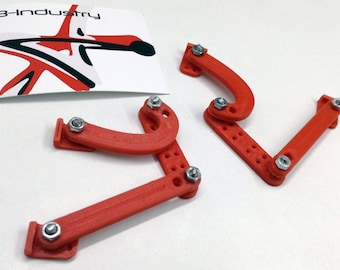 Manual opening hinge kit for helmet, MB-Industry