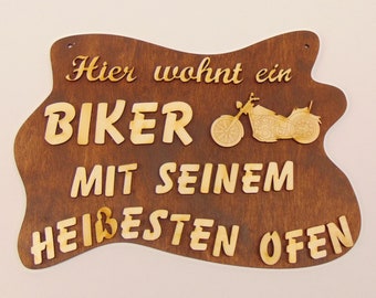 Aufnäher Bügelbild N SCHEISS MUSS ICH Lustige Biker Witzige Motorrad Sprüche