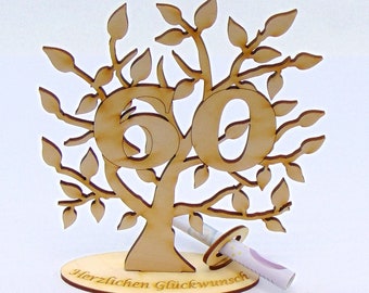Geldgeschenk 60 Geburtstag Etsy