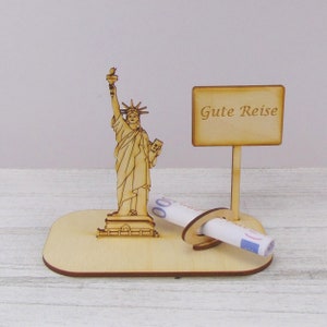 Travel Money Gift Statue of Liberty America Tour Have a nice trip, give away travel money, travel to the States K59