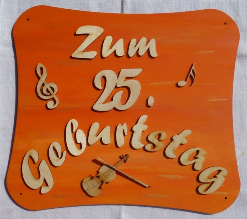 Geige aus Holz Geschenk für Musiker, Geigenspieler, Deko, 7cm 10 cm oder 12 cm Höhe Bild 4