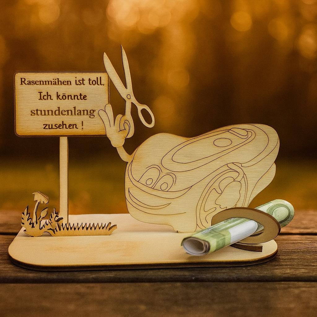 Super Mann Holzfigur – Bunt, 15x10,5 Cm, Mit Grußkarte, Geschenk Für Helden Des Alltags