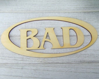 zeitloses Bad Türschild oval 18 cm lang mit Klebepads für ihre Badezimmer Tür K126