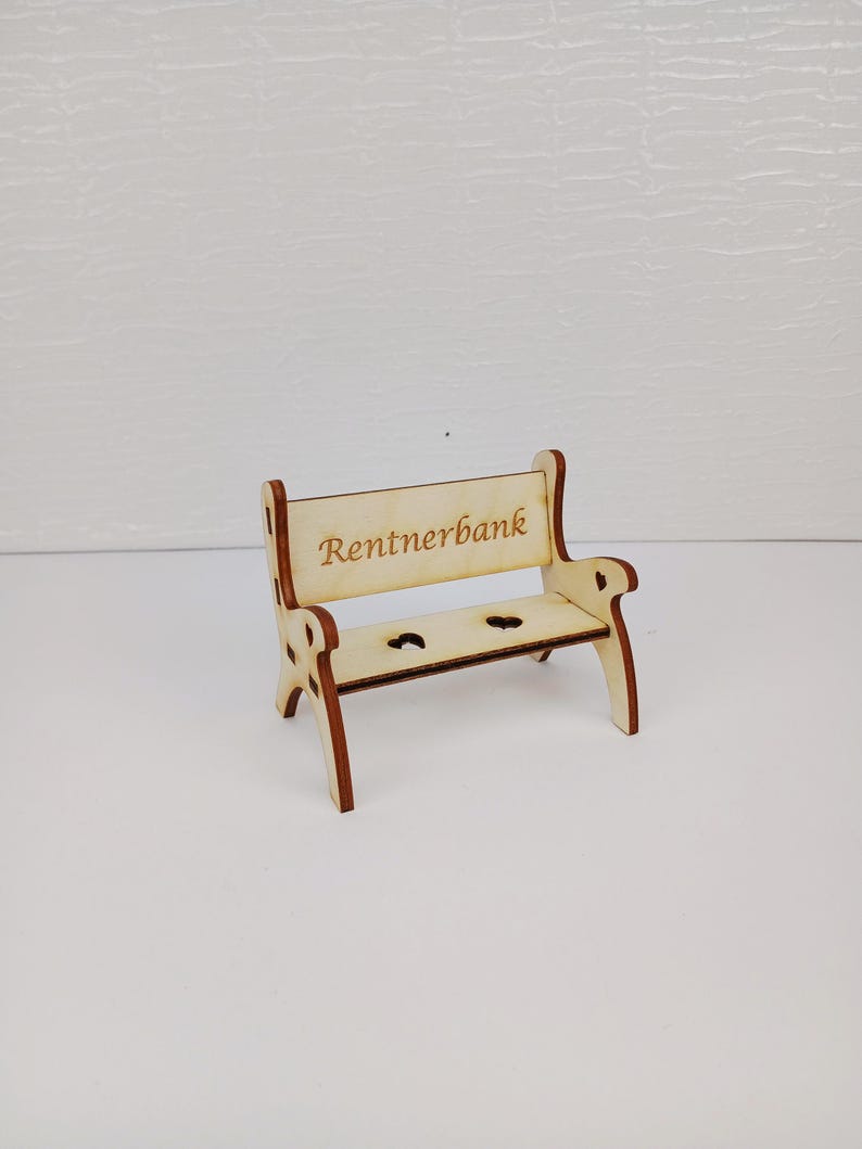 Geschenk zur Rente, große Rentnerbank mit Ortsschild, Geldgeschenk Lebensbaum Ruhestand Bild 15