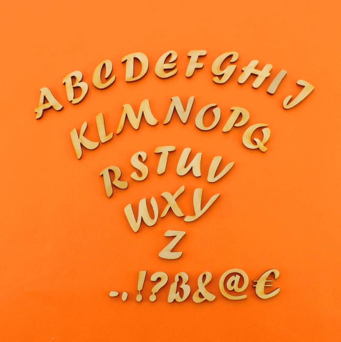 Small Wooden Letters 21 Mm, Blank to Do Handicrafts, 0,82 Inch of Wood ...