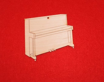 Klavier 10 cm aus Holz, Geschenk für Musiker, Pianist