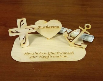 Gift of money for confirmation, Faith Love Hope Symbols, Gift, Church, Confirmation Gift