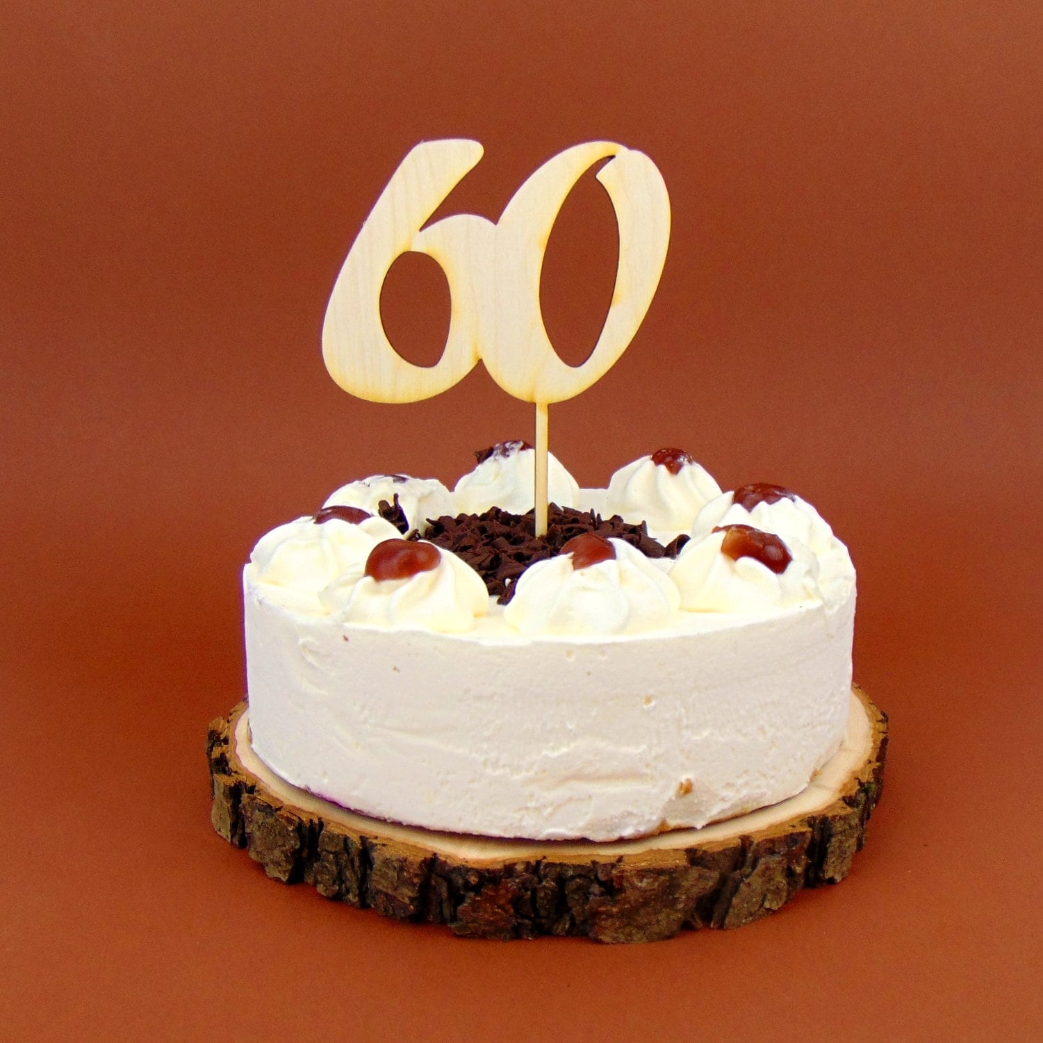 ServeWell 80. Geburtstag Tortenaufsatz – Verspiegelt, Bruchsicher