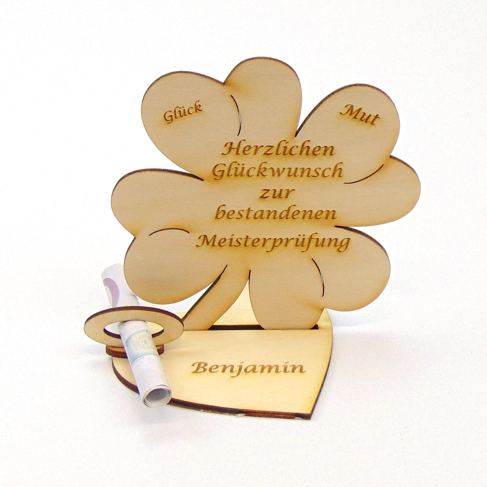 Geschenk zur bestandenen Meisterprüfung 117 cm Kleeblatt Etsy.de