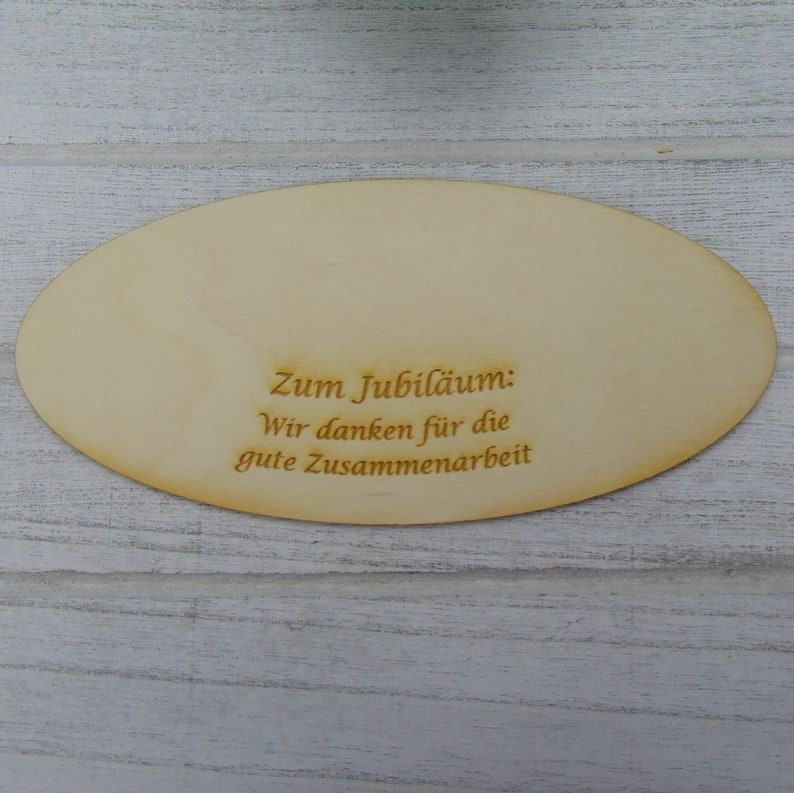 Geschenk zum 90 Geburtstag, Gutschein und Geldgeschenk Lebensbaum Zahl 90, mit graviertem Fuß Herzlichen Glückwunsch, 16 cm Bild 5