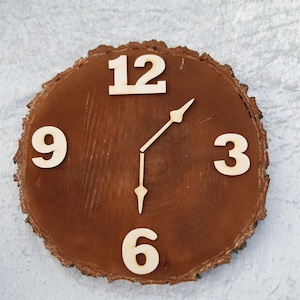 German numerals Numbers 50 mm high 3 6 9 12 with 8 strokes for a watch for crafting image 3