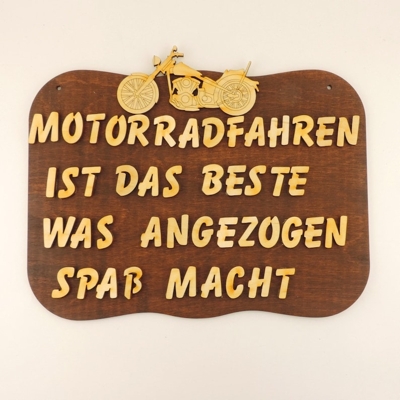 Spruch für Biker Motorradfahren ist das beste was angezogen Etsy