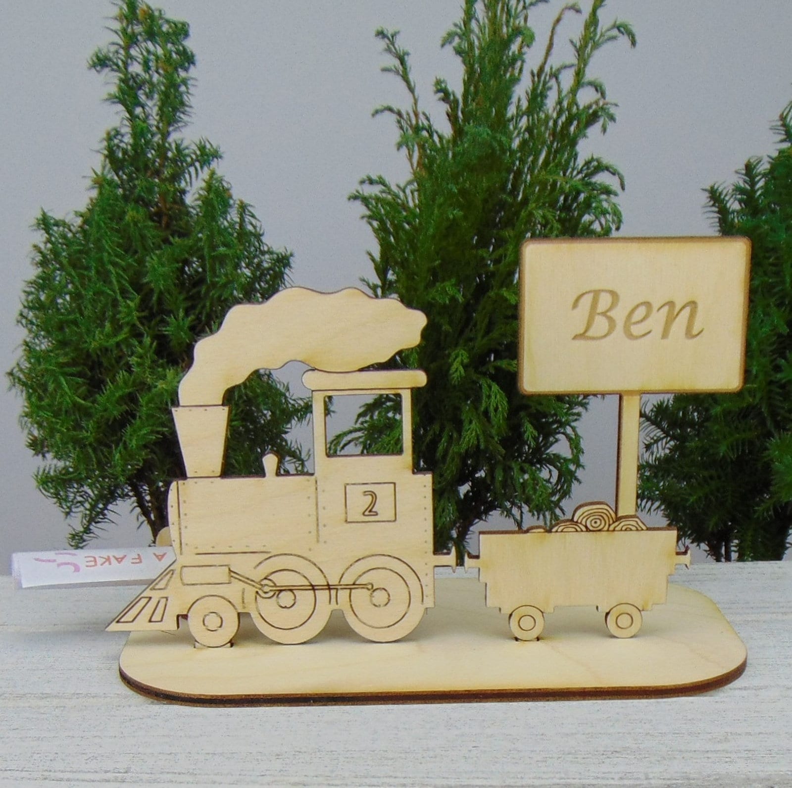 Cash Gift for a Railway Worker Train With Wagon Place Name Sign Give Money  for Birthday Anniversary Travel by Train Locomotive Wood K71