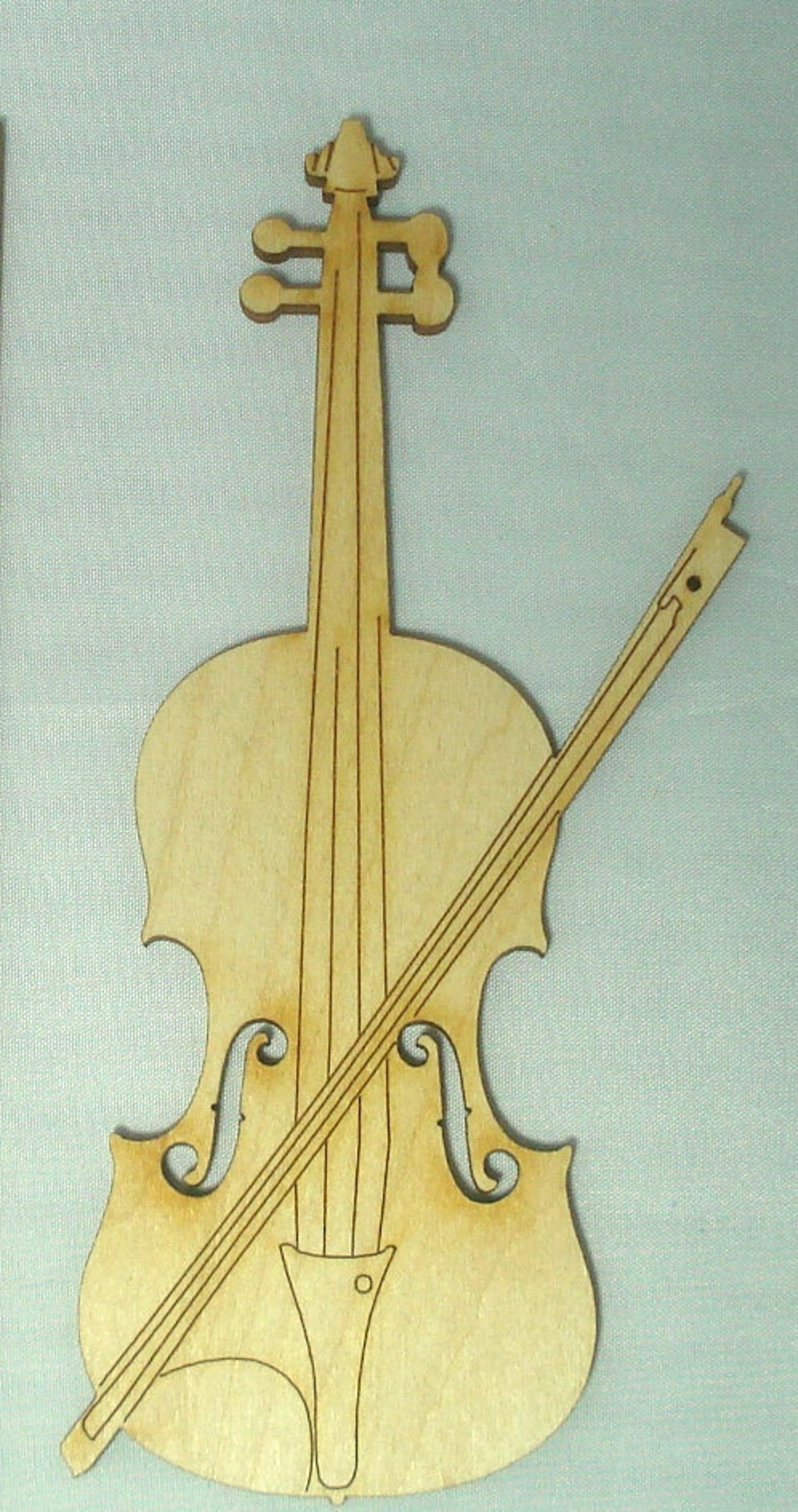 Violin 14 Cm Made of Wood Instrument as Decoration or Gift Etsy