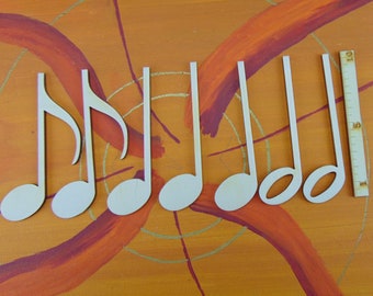 Achtelnote Noten Notenschlüssel Dekoration aus Sperrholz Musiknoten Holznoten Achtelnote Noten Notenschlüssel Dekoration aus Sperrholz Musiknoten Holznoten