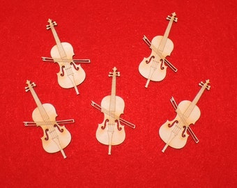 Cello aus Holz, Instrument, Deko, Geschenk, 7cm 10cm oder 12 cm Musik