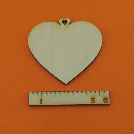10 Stk Holzherzen 9cm Herzen aus Holz Dekoherzen Hochzeitsdeko Decoupage 6 