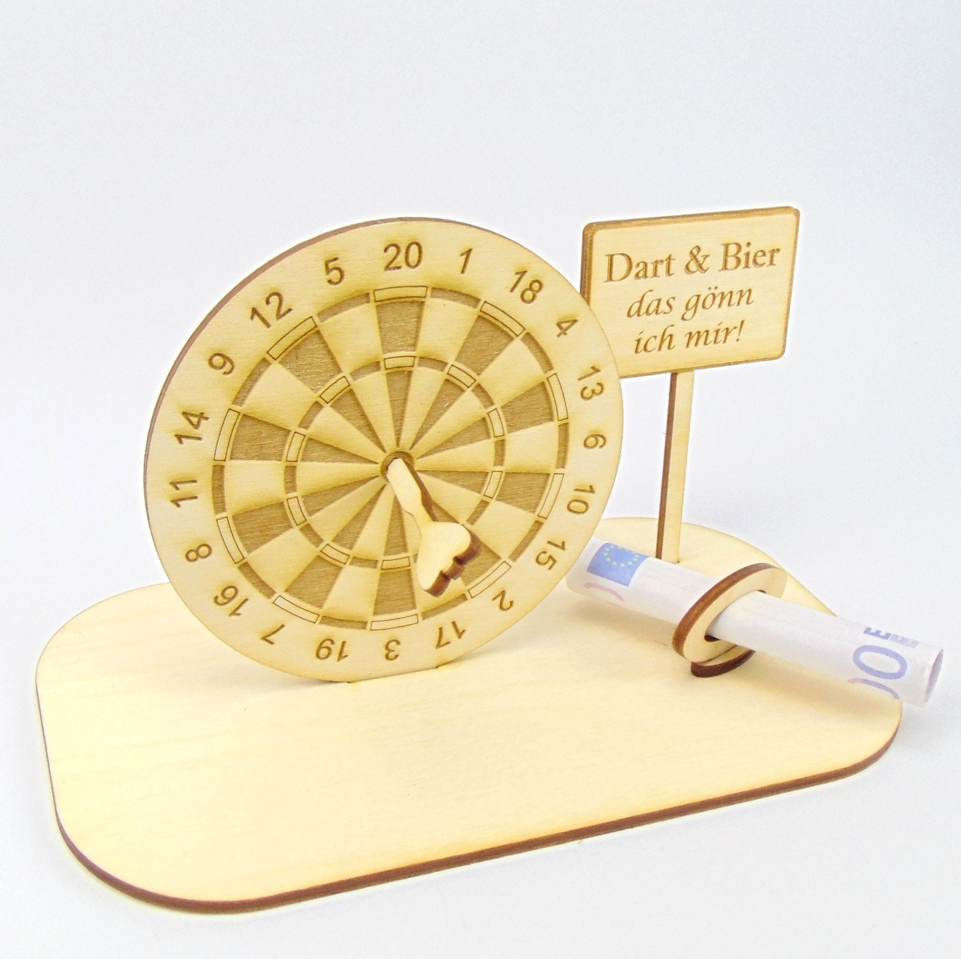 Dartscheibe Geldgeschenk mit Spruch Geschenkidee zum Etsy.de