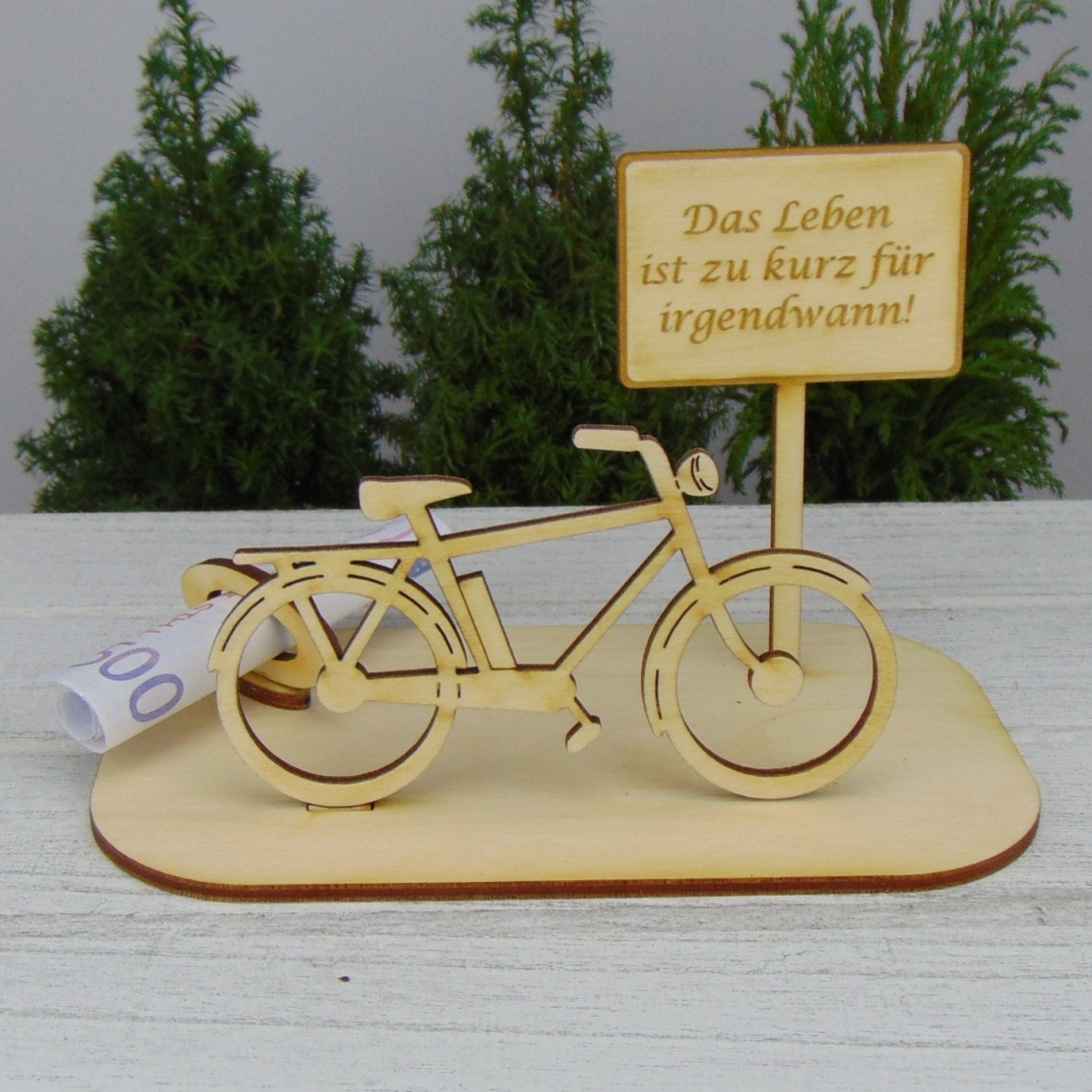 Geldgeschenk Herren EFahrrad Gute Fahrt oder mit eigenem Etsy