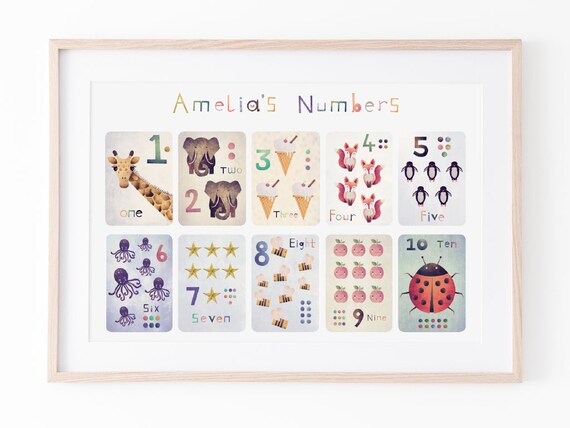 personalised nursery wall art