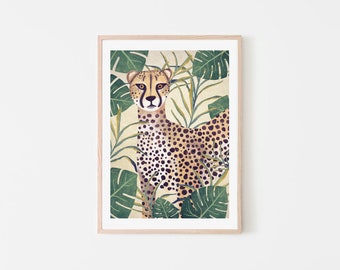 Cheetah Print - Wall Art - Nursery Decor - Kid's Play Room - Safari Theme - Jungle theme