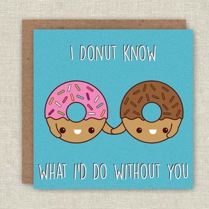 Funny Mothers Day Card, Card for Mum, Mother's Day gift Doughnut Card Blank Card Love Card Anniversary Card Note Card Friendship Card image 1