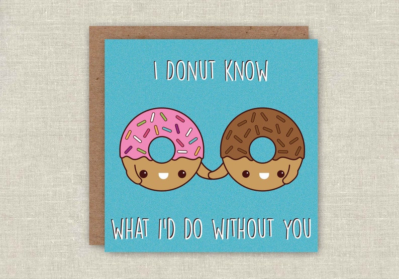 Funny Mothers Day Card, Card for Mum, Mother's Day gift Doughnut Card Blank Card Love Card Anniversary Card Note Card Friendship Card image 1