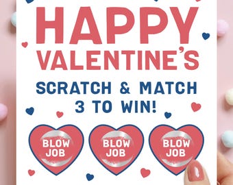 Romantic Customizable Scratch Card for Valentine’s Day – Fun Surprise Gift