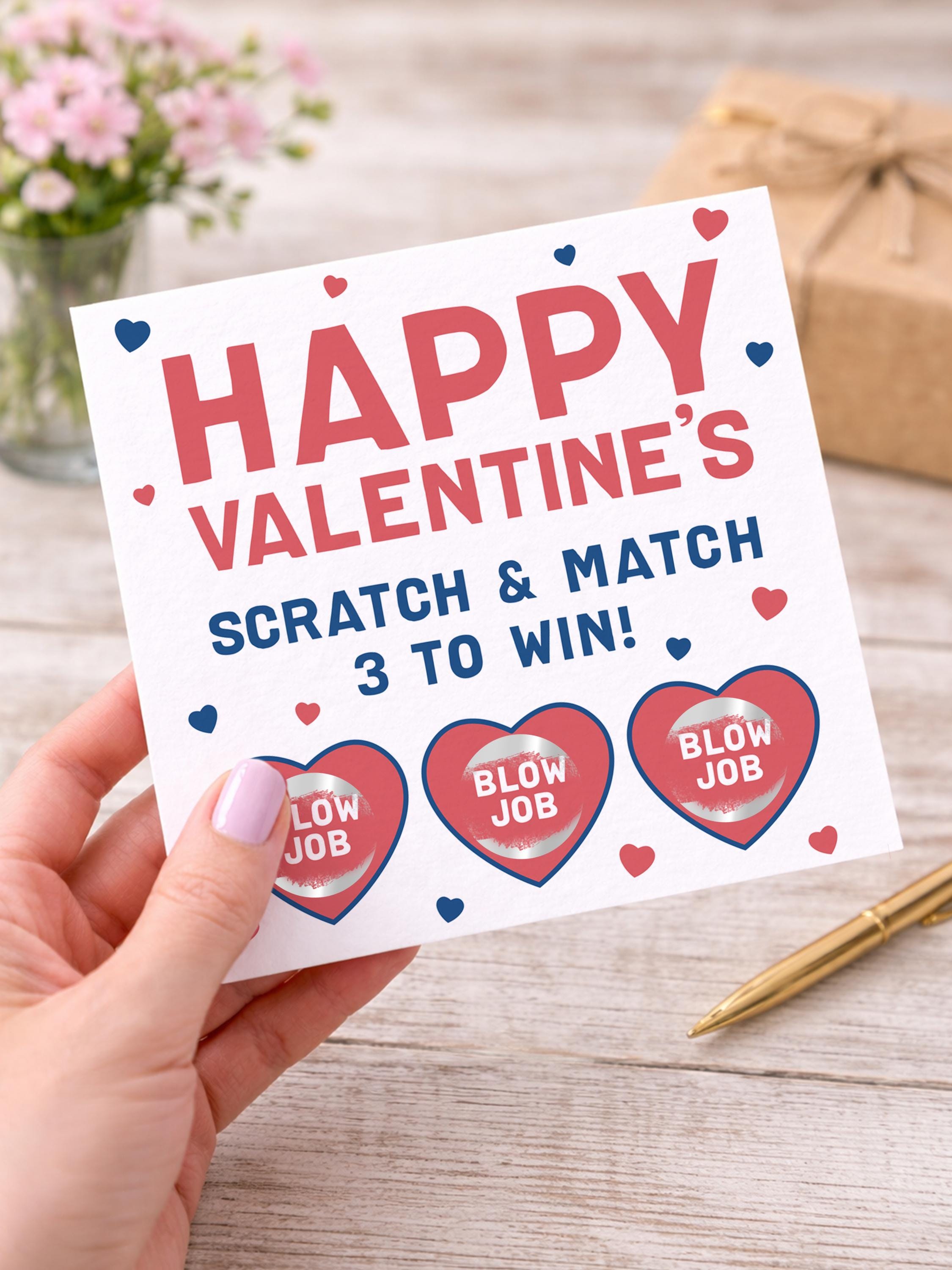 2 Biglietti Gratta E Vinci Divertenti Per Coppie – Con Busta – Idee Regalo Maleducate Per Lui/Lei Per Compleanno, Anniversario, San Valentino