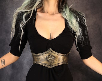 Hera Underbust Steampunk Corset/belt/cincher With Lock. Woman Armor. Fake  Metal Made With EVA Foam. Costume/clothing Victorian Fantasy LARP -   Israel