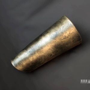 Steampunk - post-apocalyptique - médiéval - brassard / bracelet fantastique. comme une armure, du faux métal. Fabriqué avec de la mousse EVA. Bronze/argent/cuivre