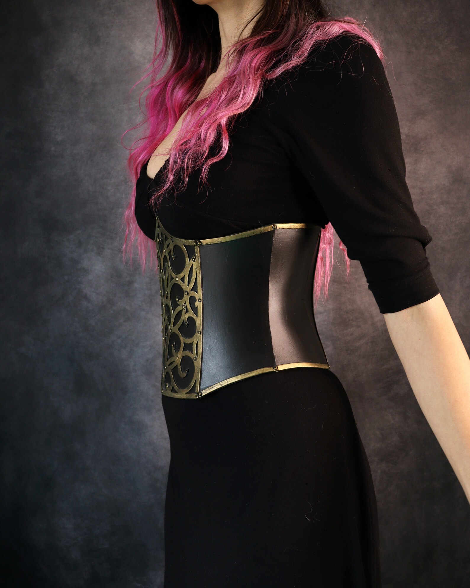 Gothic Corset. Made With Eva Foam Decorated to Look Like Etsy