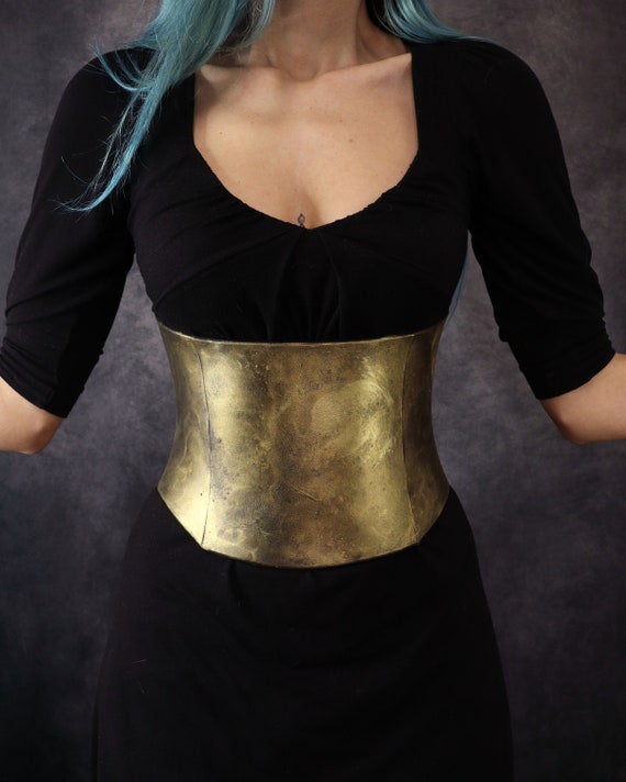 Light metal Corset Made With EVA. Alternative Waist Cincher for