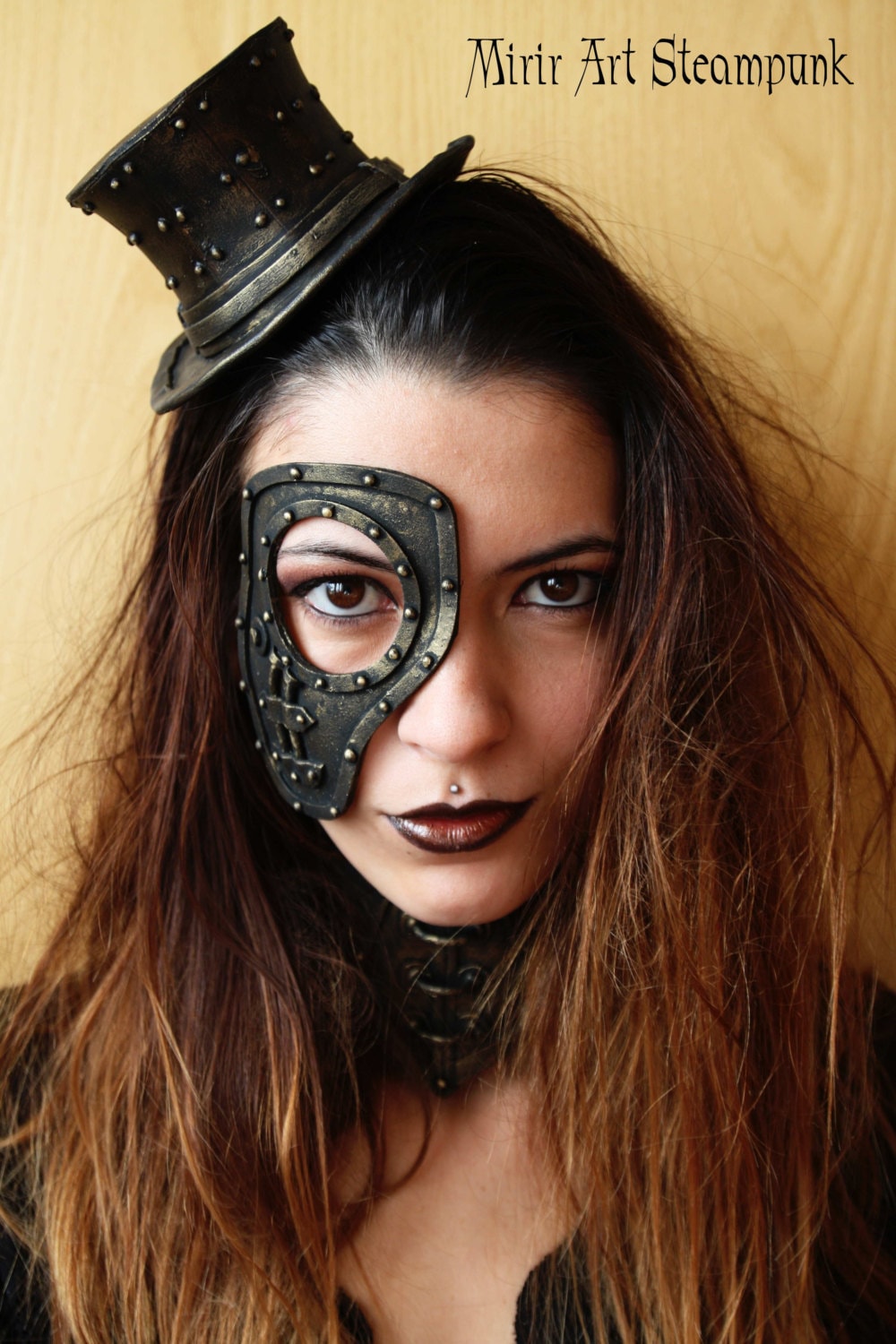 Halloween Cyberpunk Masque Mask Helmet Steampunk Robot Masque Headgear  Cosplay