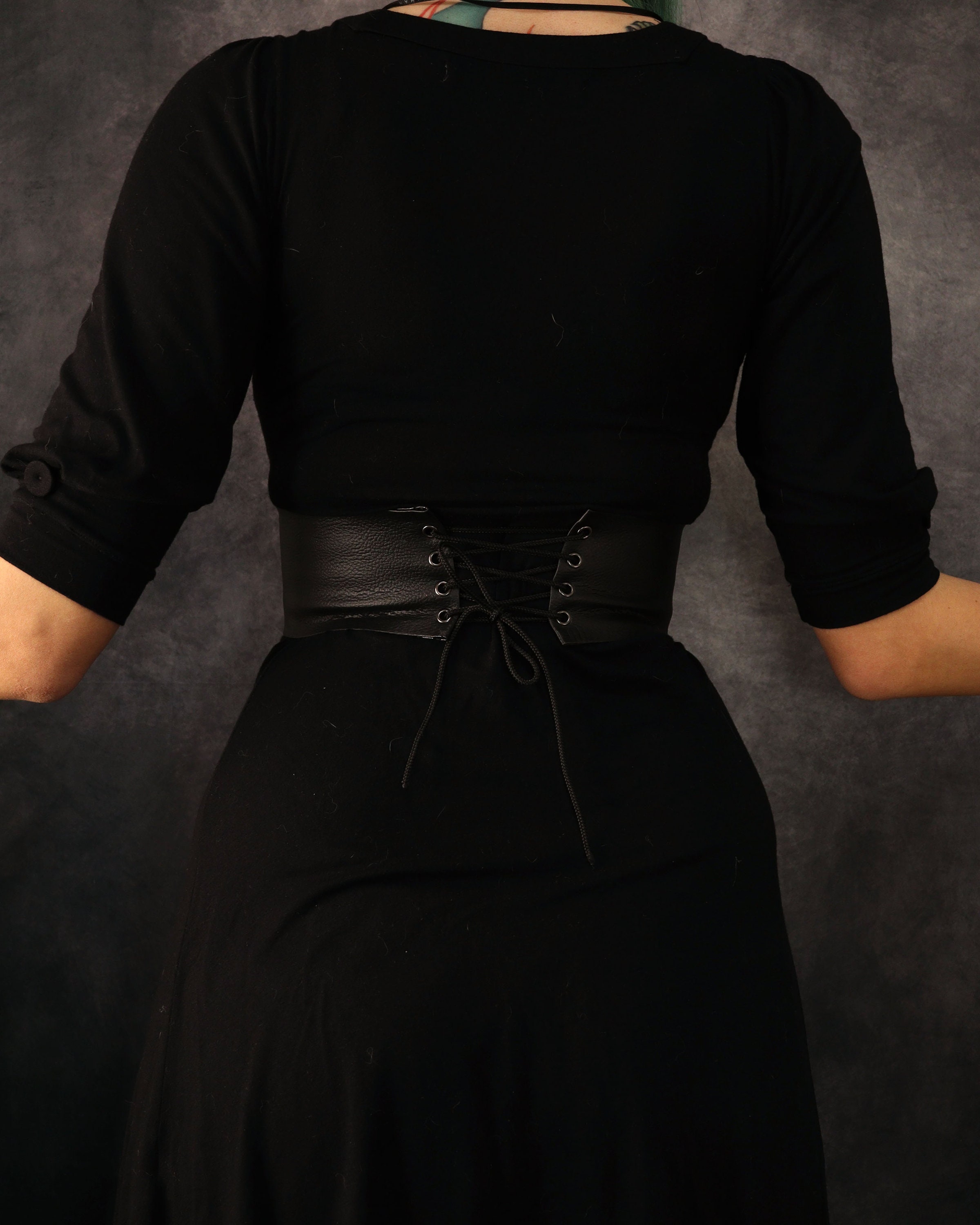 Steampunk Corset Belt, Vintage Decorative Belt for Women, Black Leather Belt,  Lolita Dress Corset Belt, Underbust Corset, Gothic Girdle Belt -  Canada
