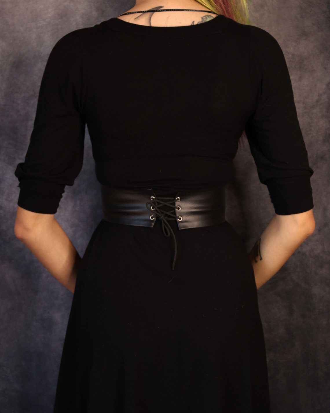 Fantasy waist belt / underbust corset armor with wolf. Eva | Etsy