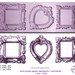 FRAMES ORNATE x 3 Craft Sugarcraft Sculpey Silicone Rubber Mould