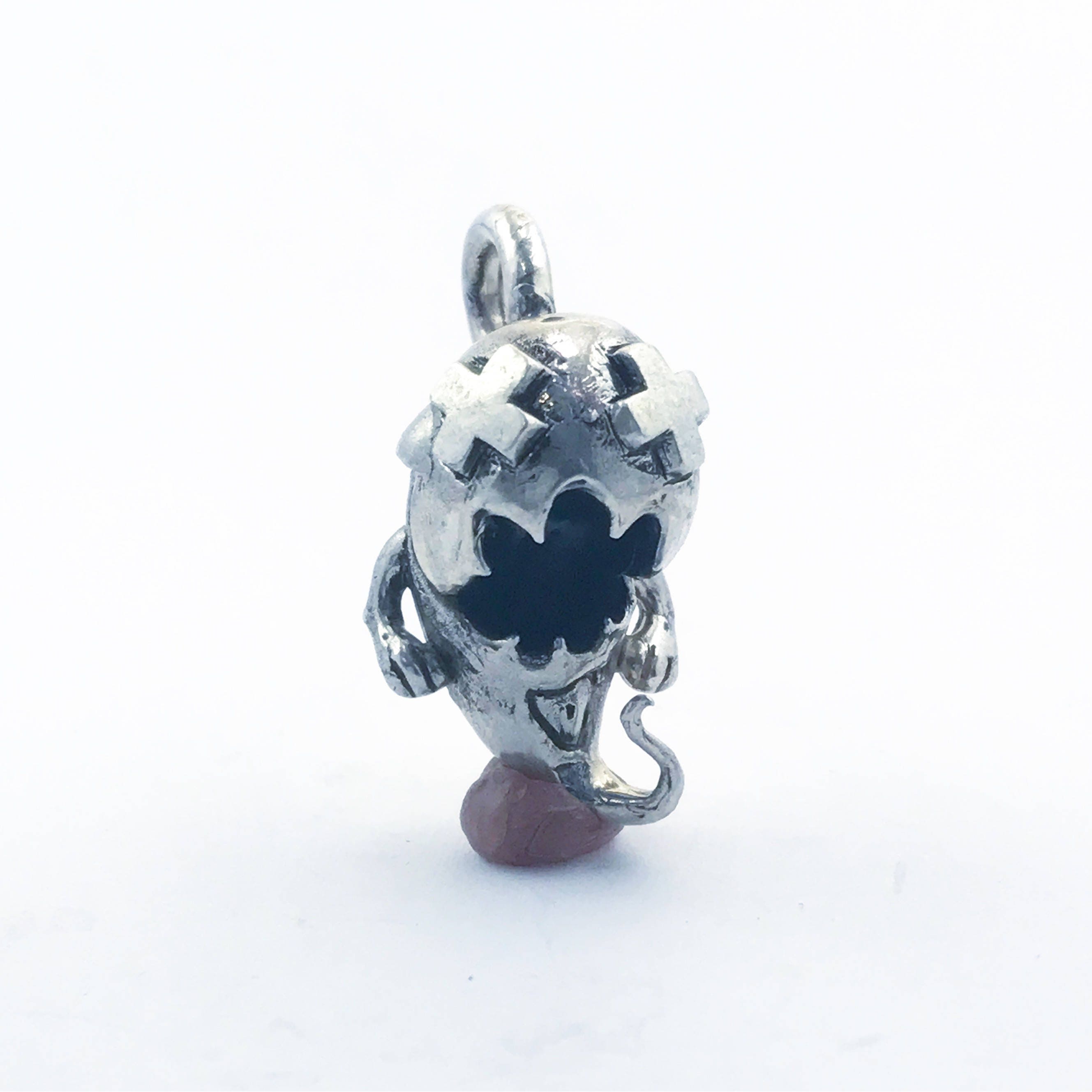 Ghosty - Ghost Pendant - Sterling Silver 925 - Etsy