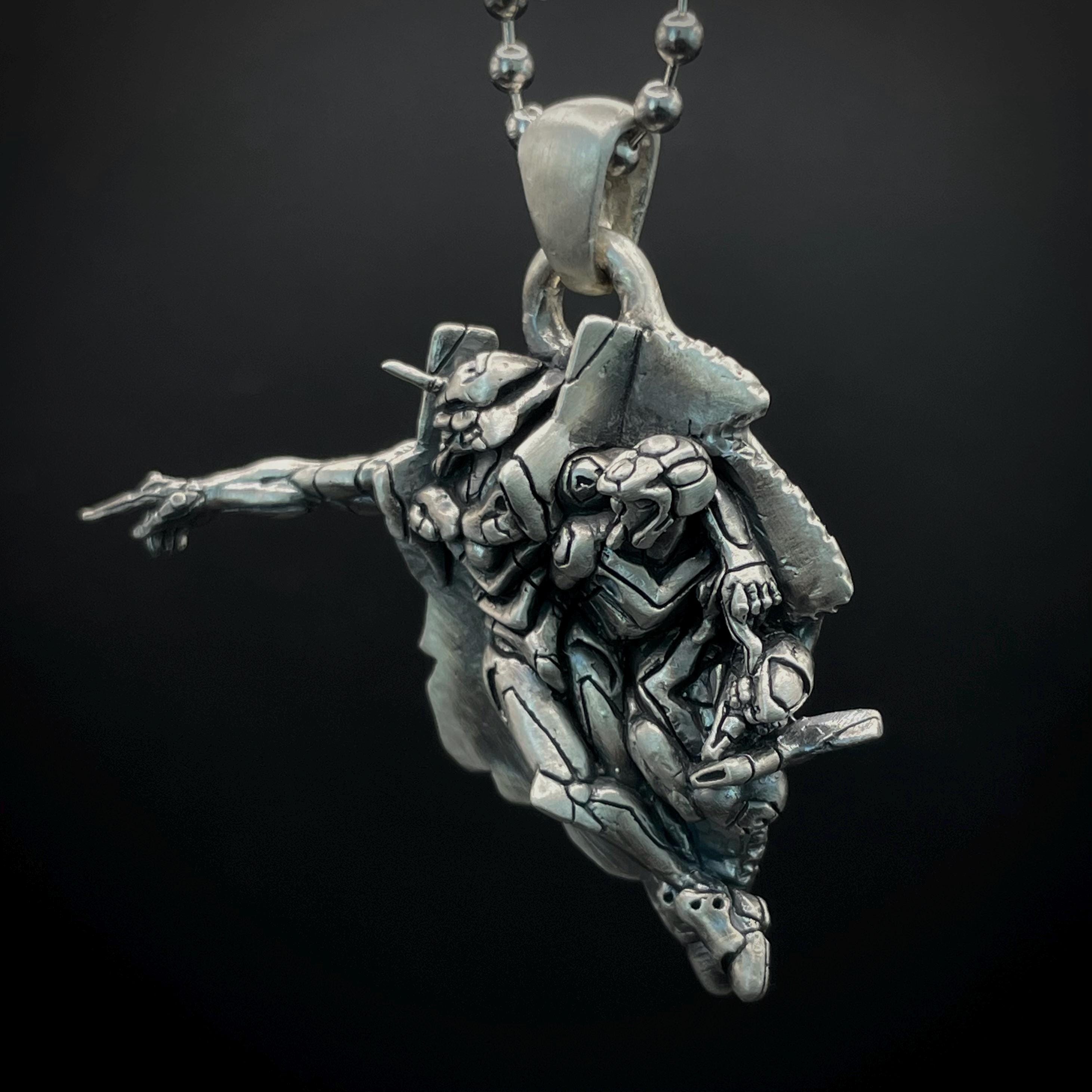 希少品　シルバー ペンダント アダム　ヱヴァンゲリヲン Creation of Adam - Evangelion - Eva 01 - Unit01 - Etsy