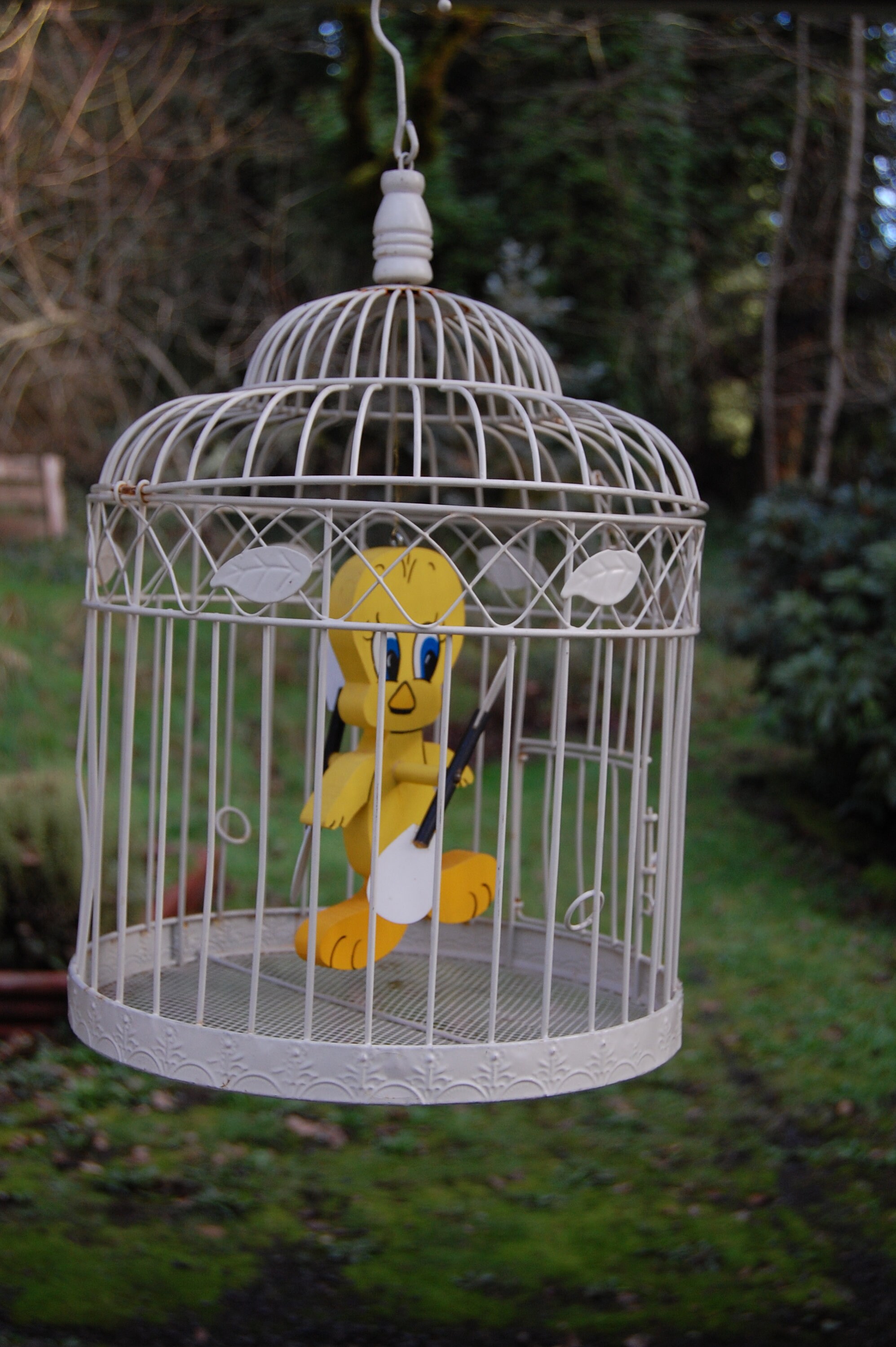 Vintage Tweety Bird in His Cage MiniWhirligig/Wind Spinner Etsy