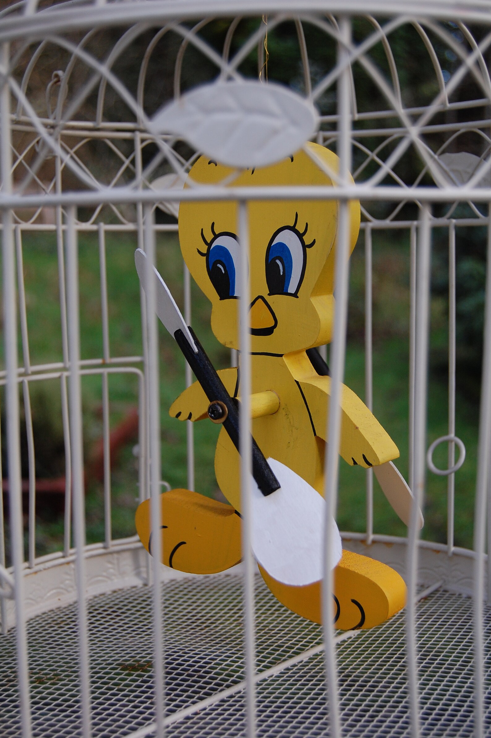 Vintage Tweety Bird in His Cage MiniWhirligig/Wind Spinner Etsy