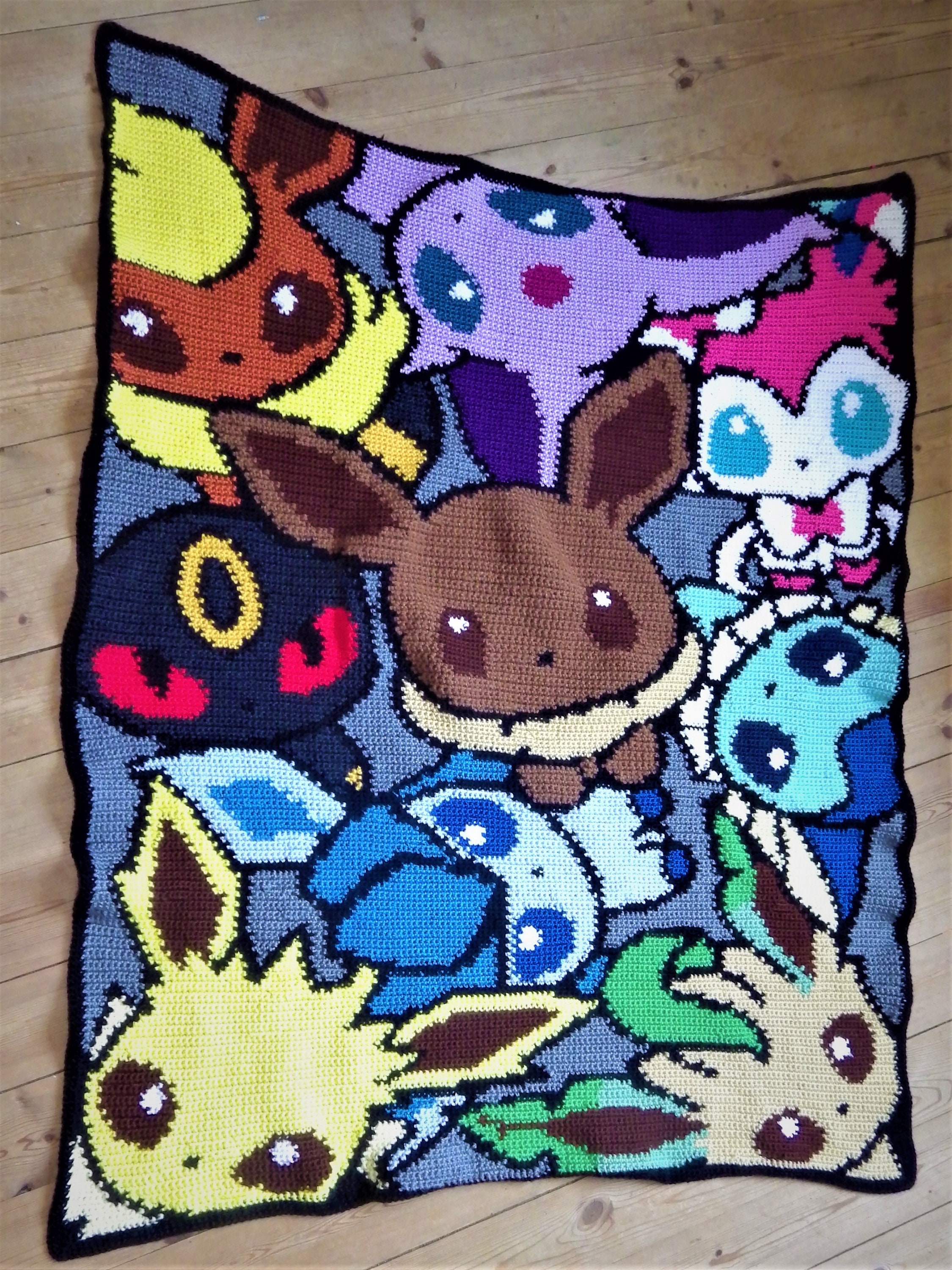 Pokemon Eevee Evolution For Fans Quilt Blanket – Teepital