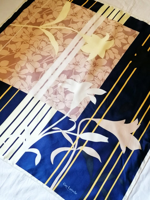 Guy Laroche vintage silk scarf