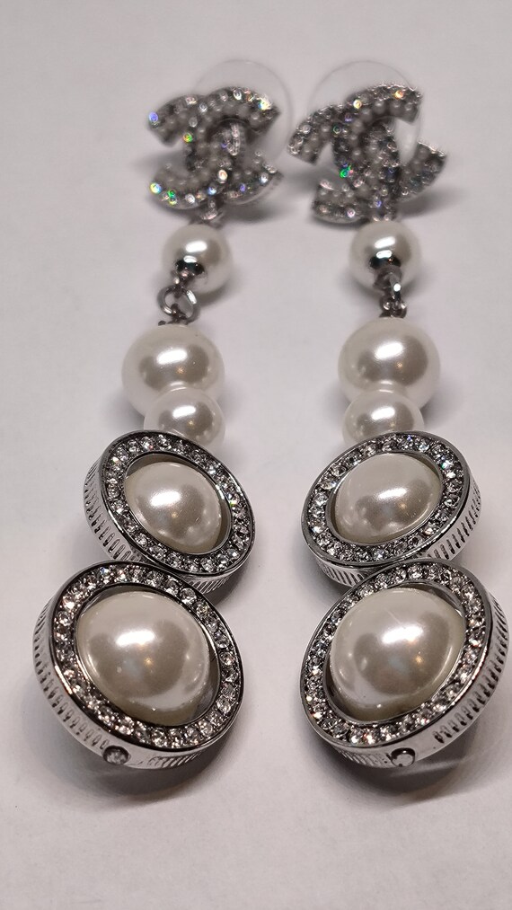 Paire De Boucles D'oreilles Créateur Vintage – Anneaux Plaqué Or, Fermoir Clips