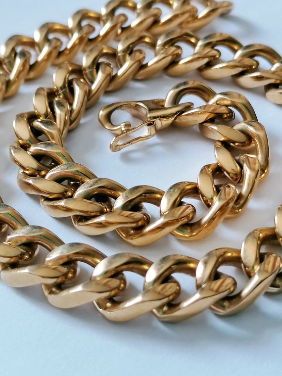 Nina RICCI golden ras-de-cou collie - Necklace sig