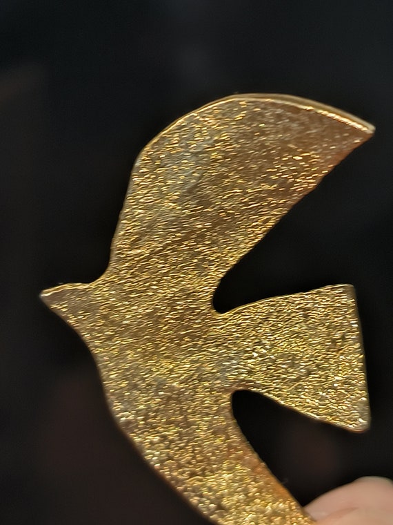 Belle Broche Style Art Nouveau - Plaqué Or Ou Laminé, Parfait Pour Un Look Rétro Et élégant